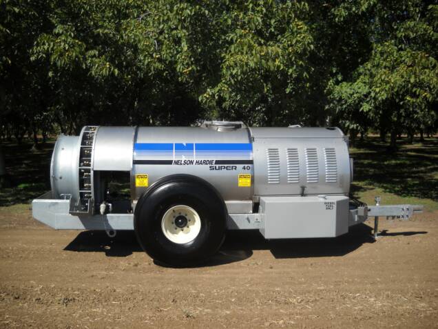 Nelson Hardie Super 40 - 500 gallon 140HP diesel with 40" Dia. 16-blade fan